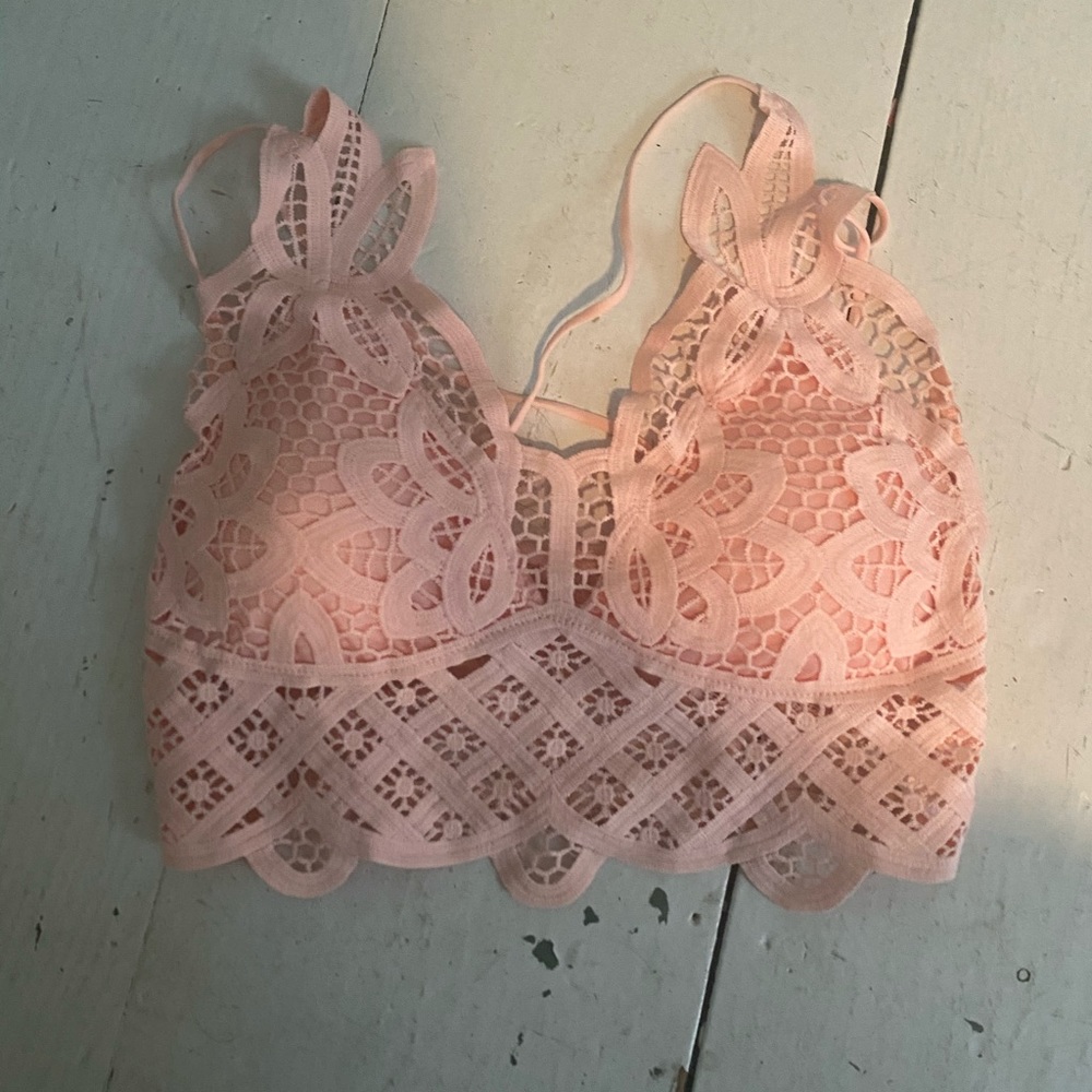 cute pink bralette